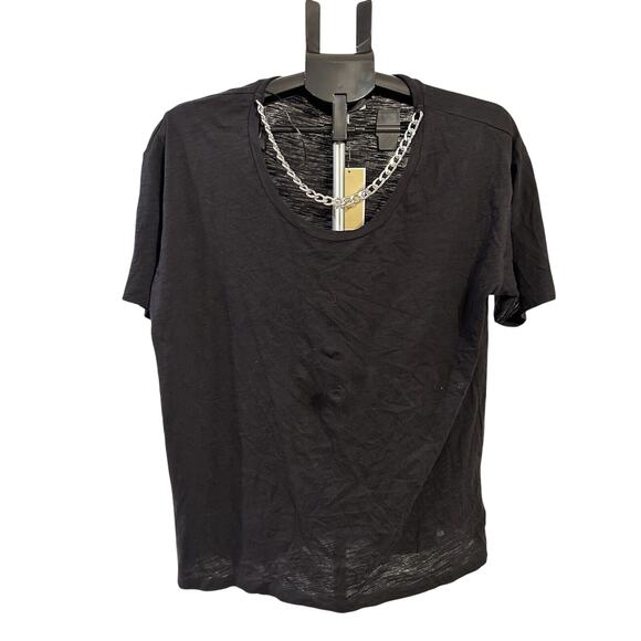 NWT Michael Kors Chain Tee Shirt Women's size M - Picture 1 of 4